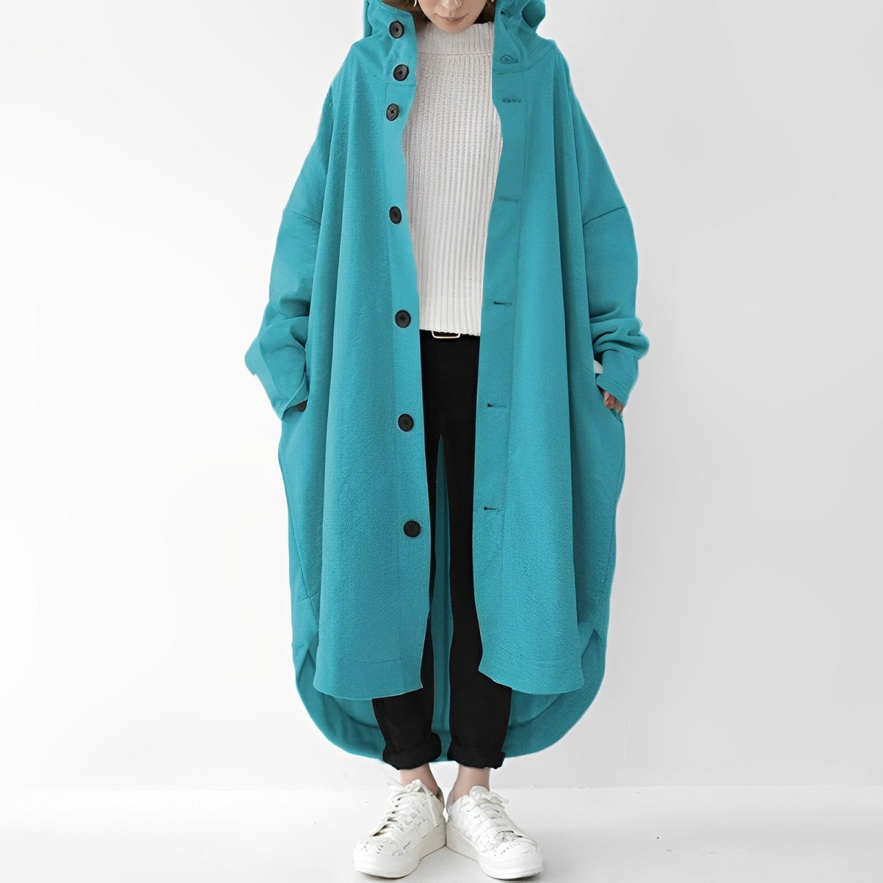 Jennica - Lockerer langer Trenchcoat für Damen