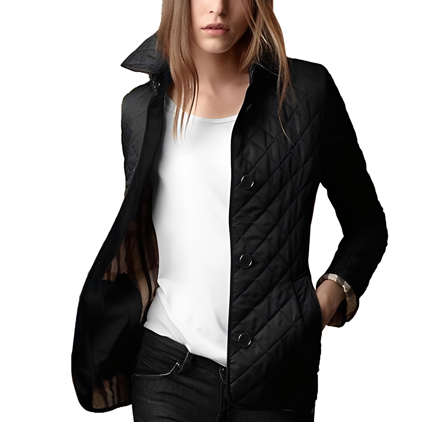 Meryl - Warme, schmal geschnittene Jacke für Damen