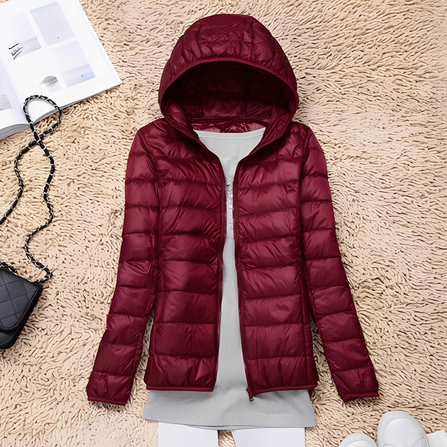 Lyndsay - Lässige, schmale Daunenjacke für Damen