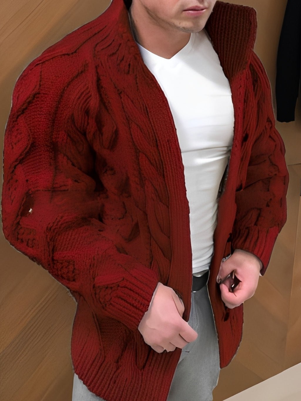Donovan - Stilvoller, warmer Cardigan für Herren