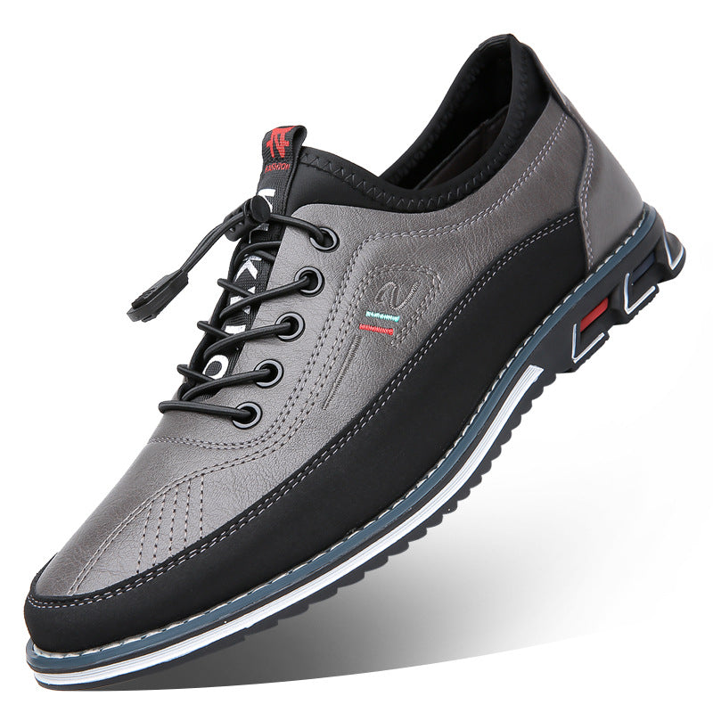 Aaron - Lässige rutschfeste Ledersneaker für Herren