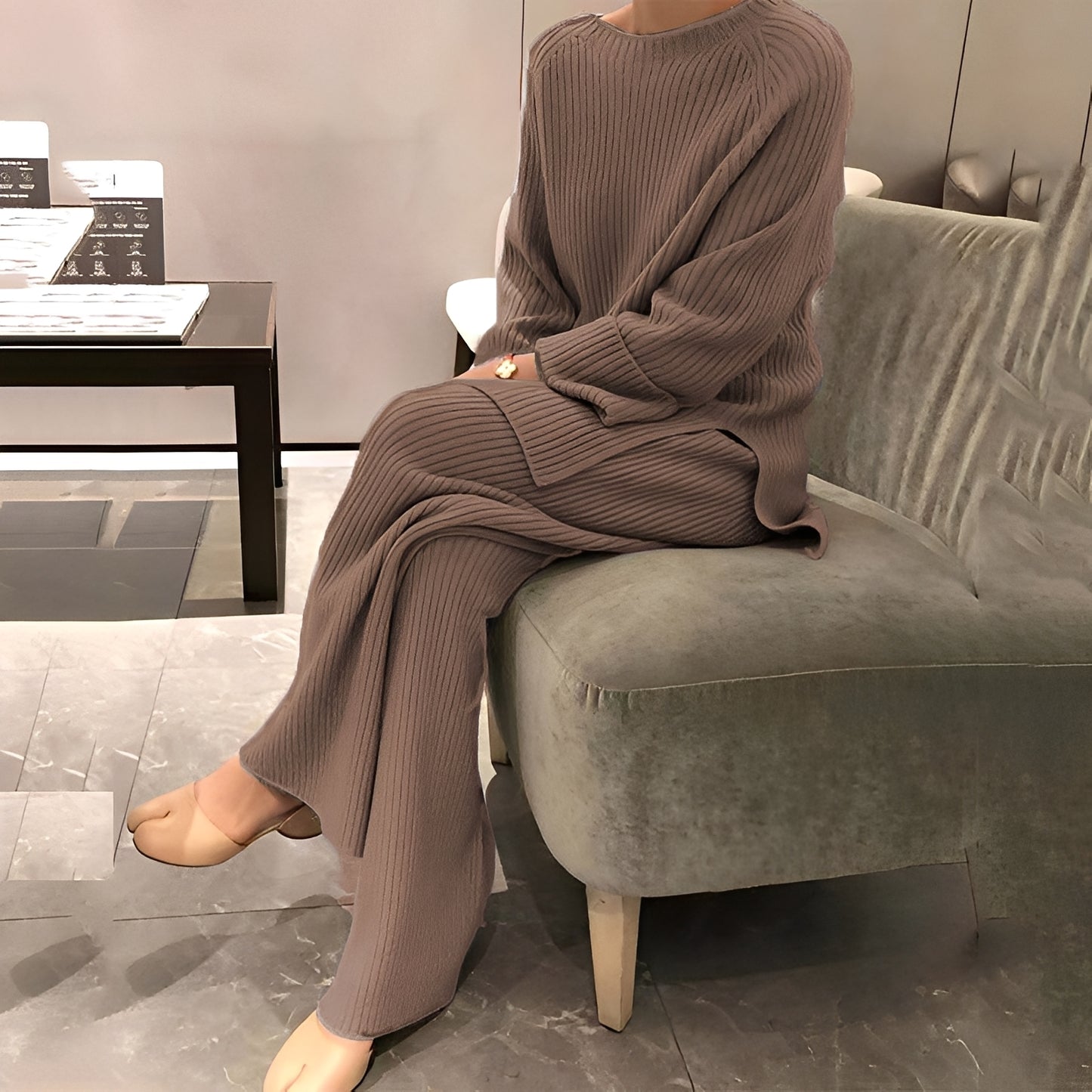 Carolina - Lässiges und bequemes Strick-Set für Damen