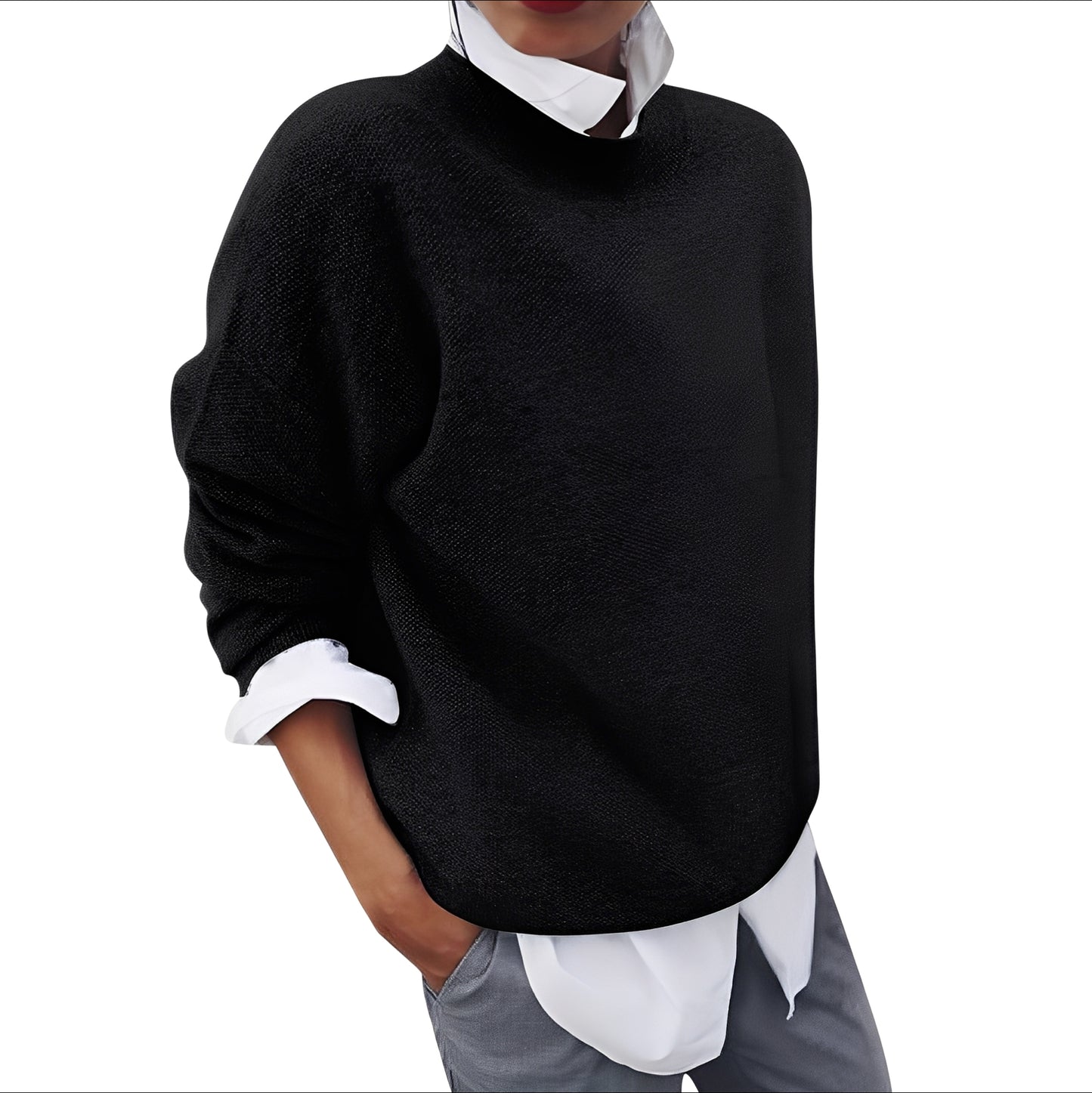 Elianna - Lässiger, locker sitzender Pullover für Damen
