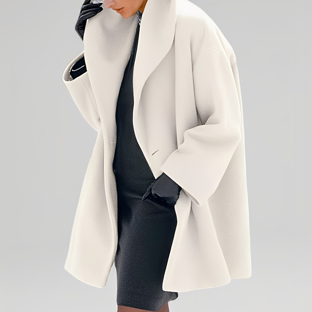 Natalia - Moderne, locker sitzende Wolljacke für Damen