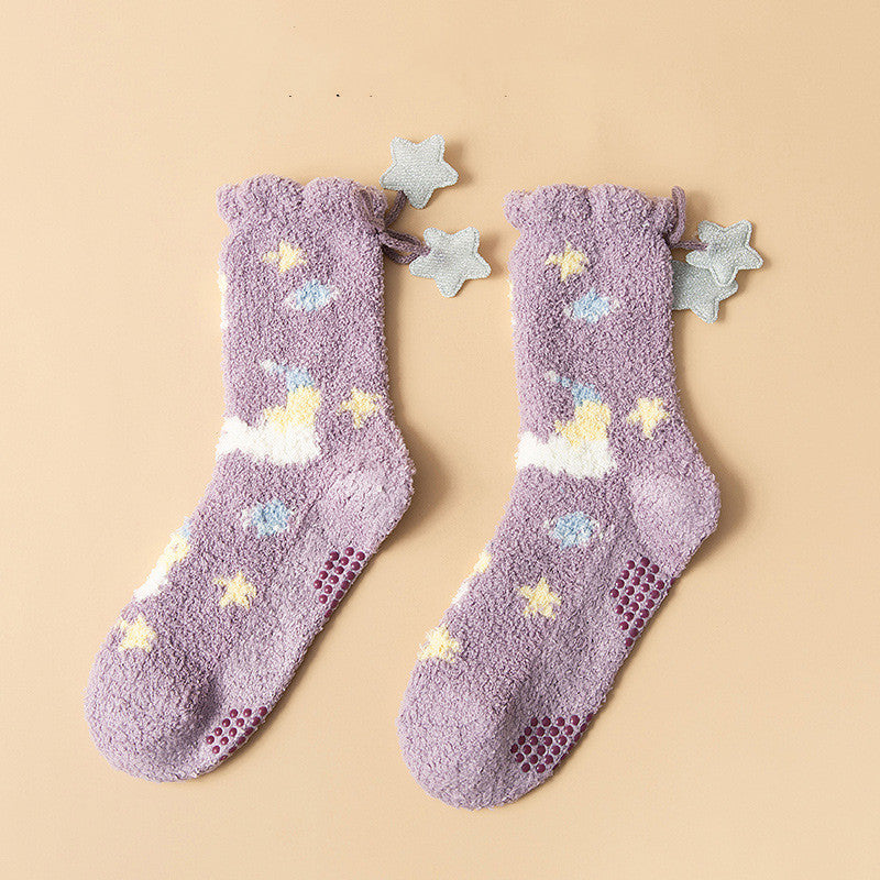 Ramona - Stilvolle, dicke Fleece-Wintersocken für Damen
