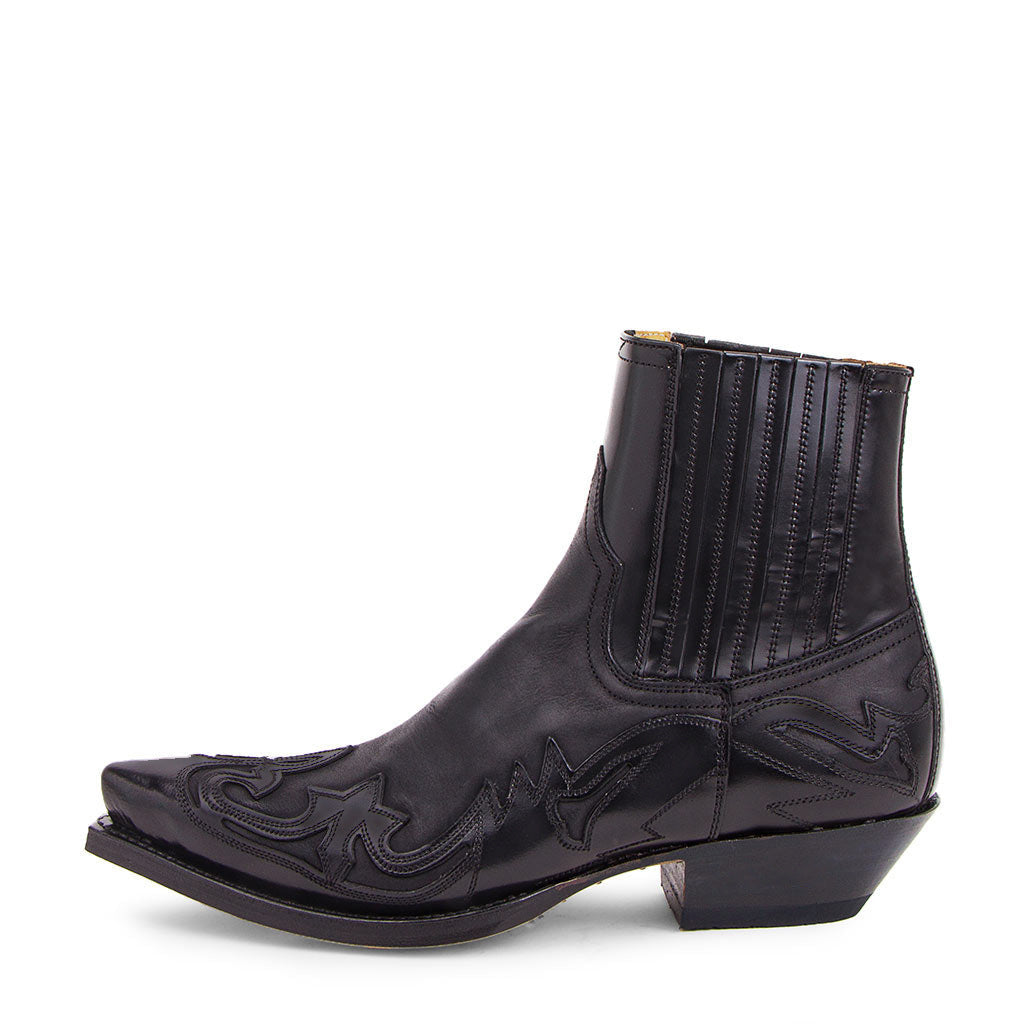 Geraldine - Retro-Cowboystiefel aus Leder für Damen