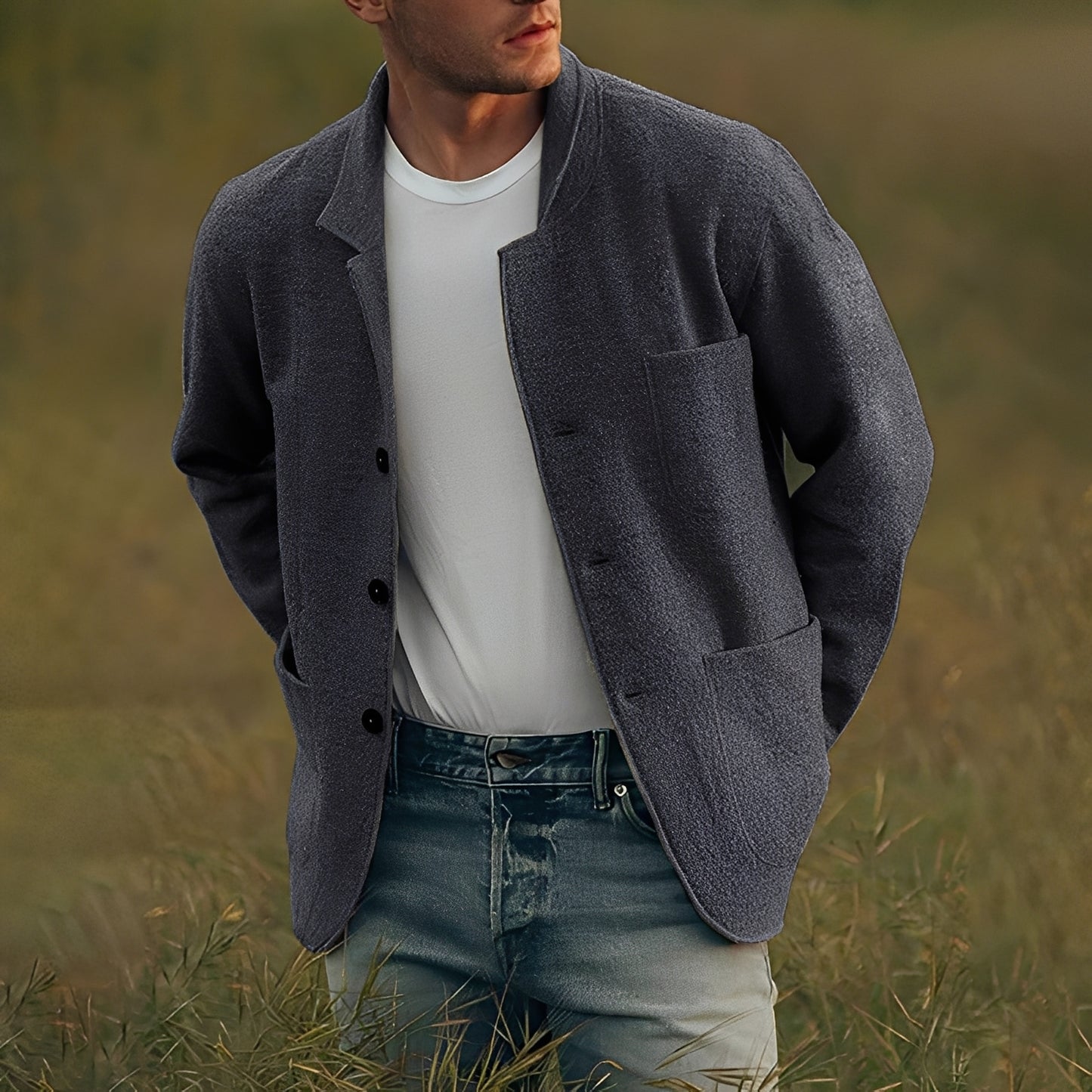 Santiago - Klassische Jacke mit Taschen für Herren