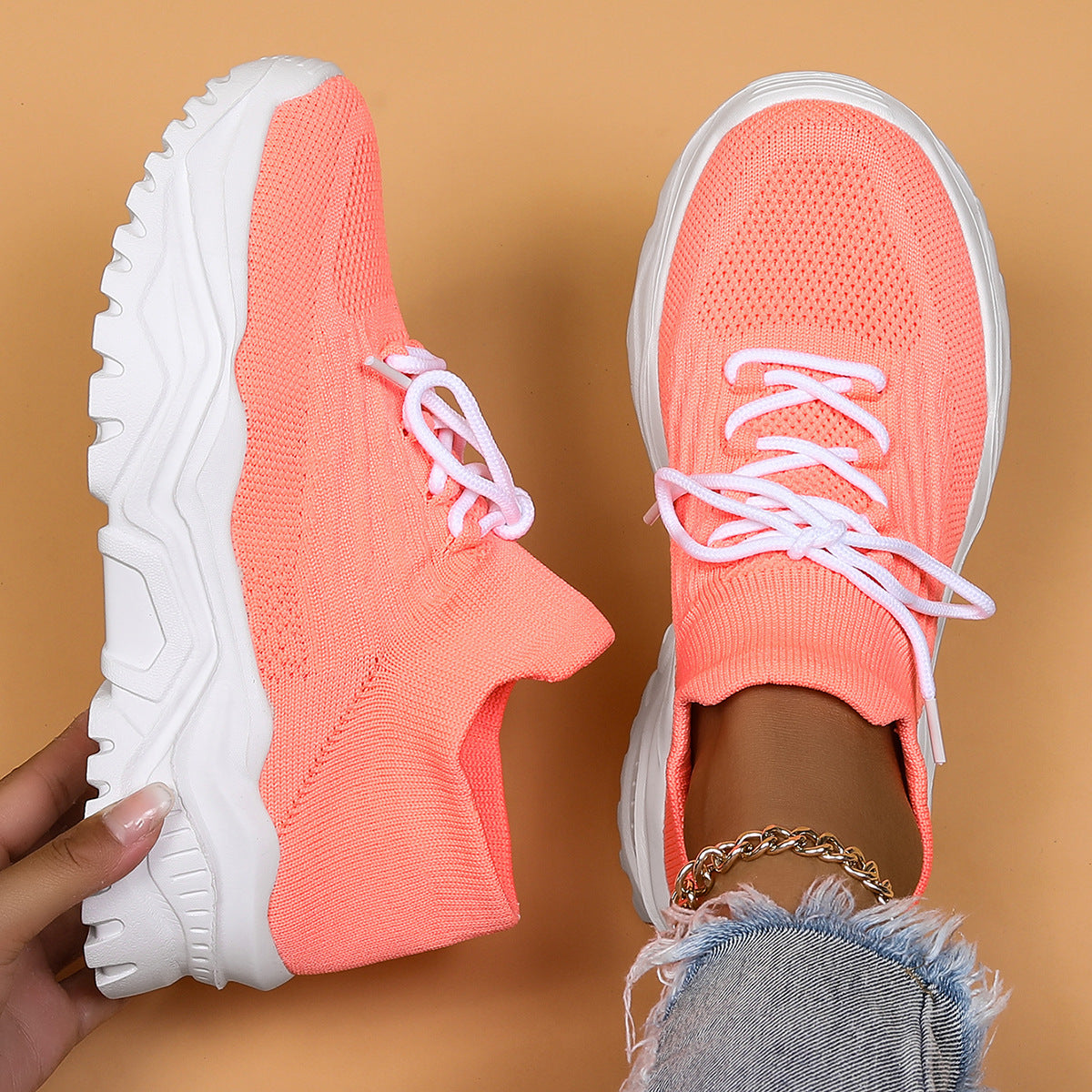 Wendi - Bequeme, lässige Fliegenwebschuhe für Damen