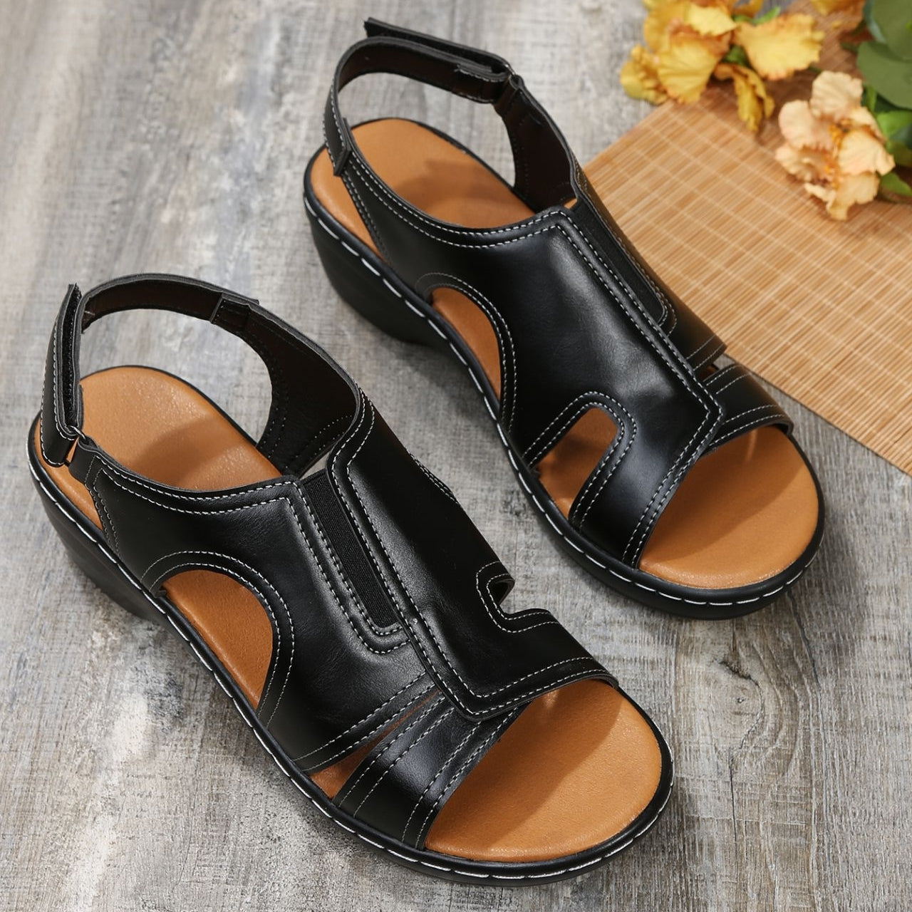 Duana - Lässige Sandalen mit hohlem Absatz für Damen