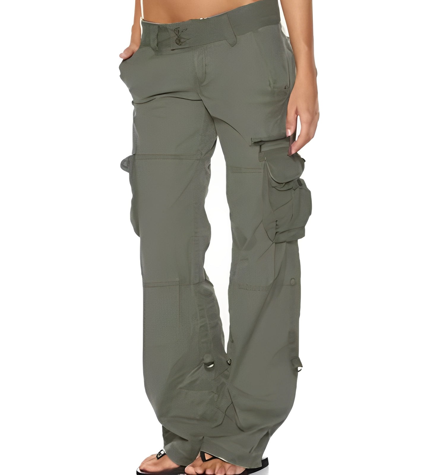 Aubrey - Lässige Cargo-Hose mit Gummizug für Damen