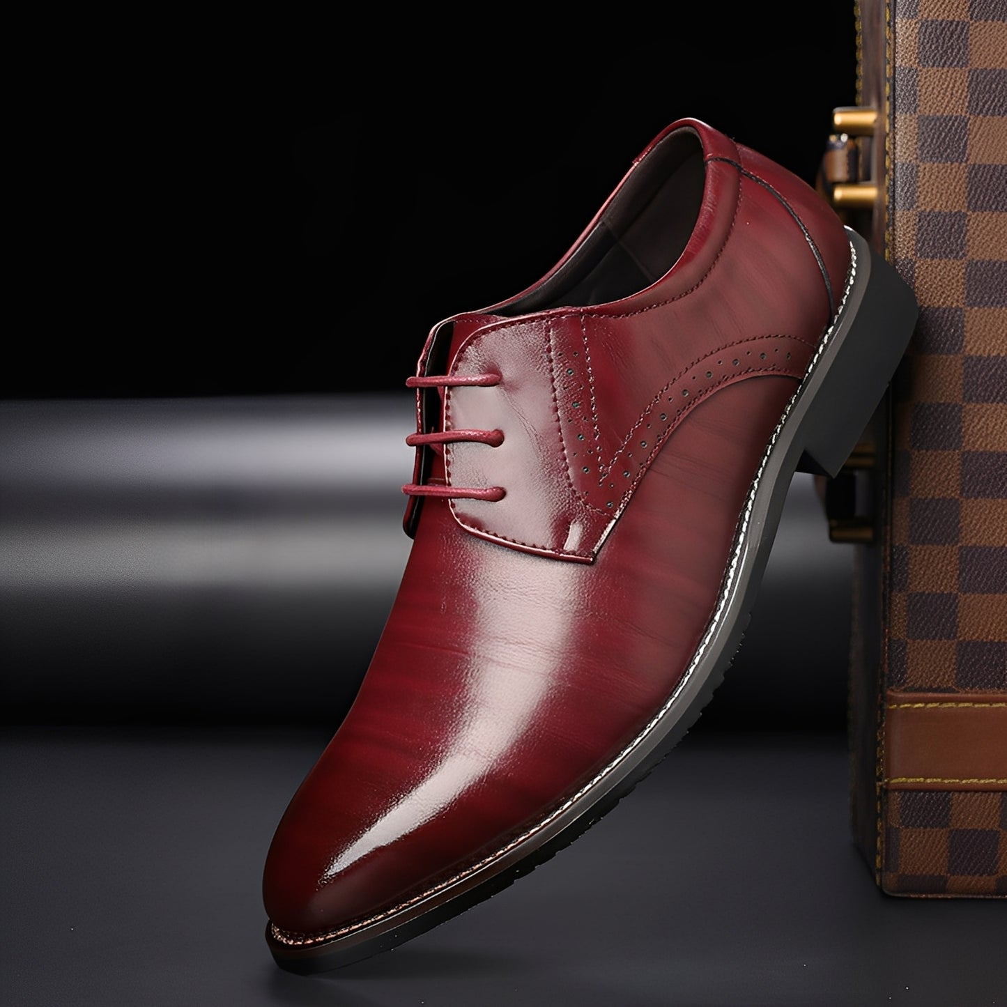 Kendrick - Klassische formelle Lederschuhe für Herren
