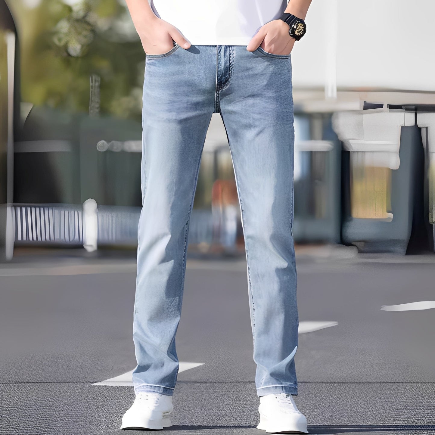 Winfred - Stilvolle Stretch-Skinny-Jeans für Herren