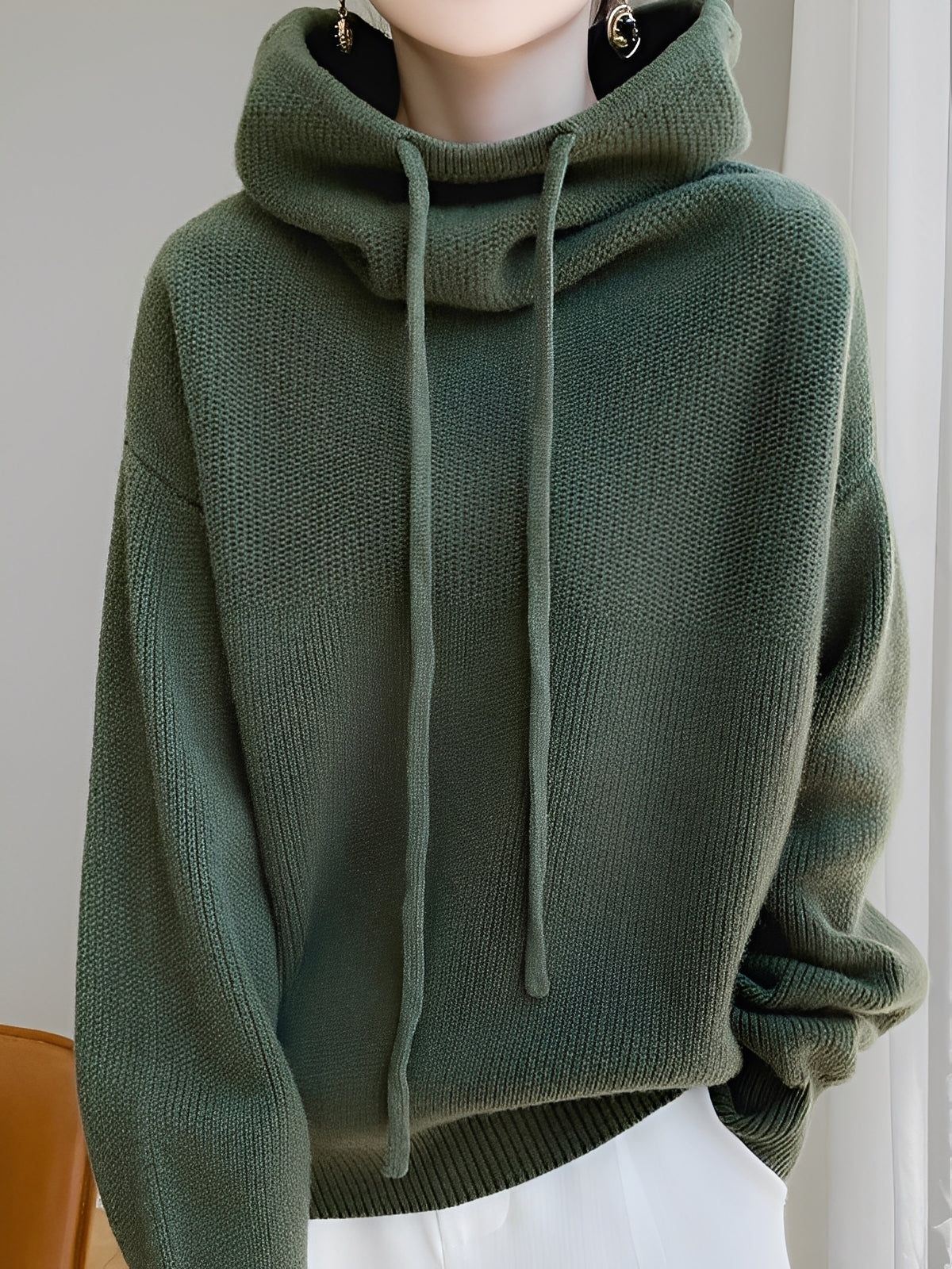 Roxane - Warmer, weicher Woll-Hoodie für Damen