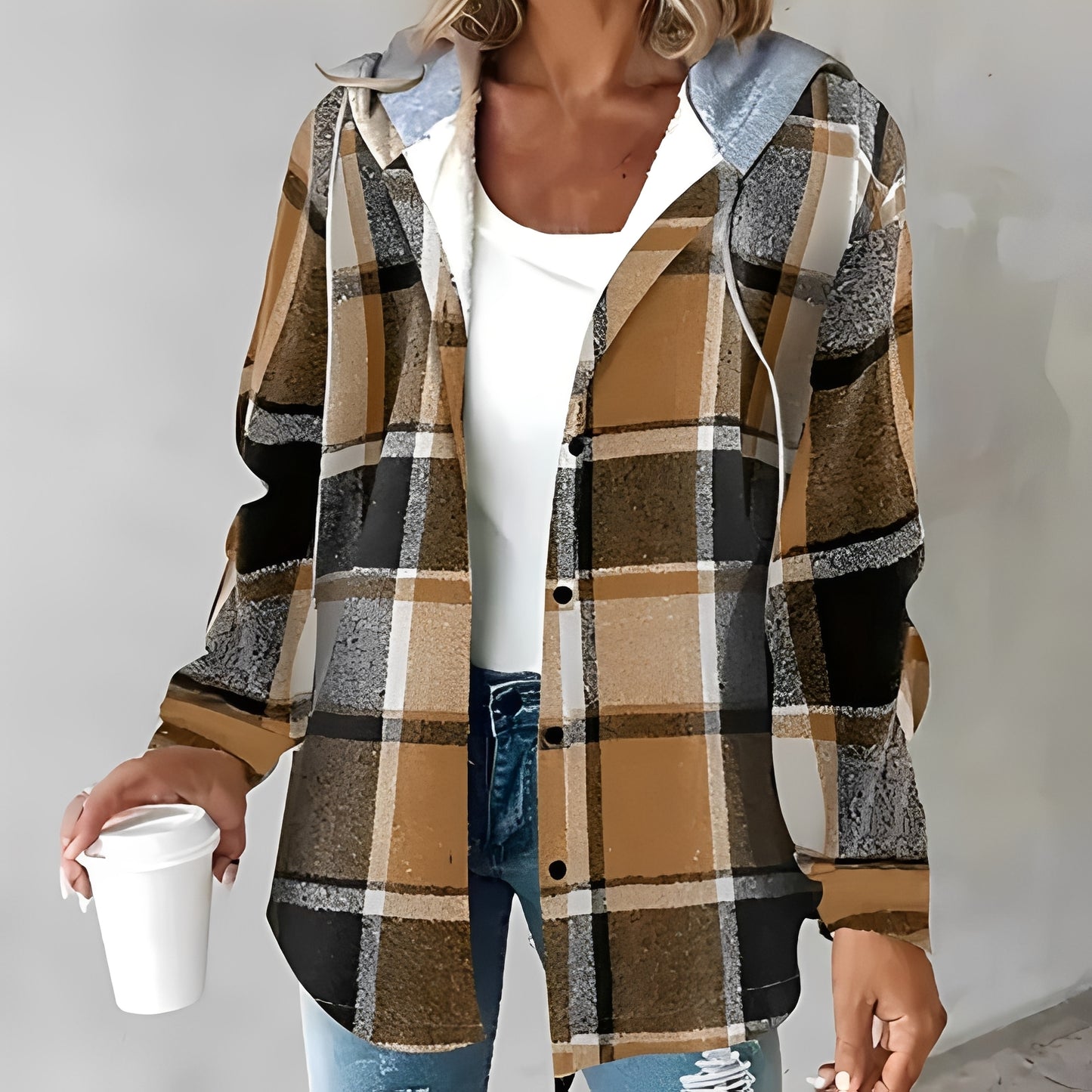 Briana - Lässige, warme Kapuzenjacke für Damen