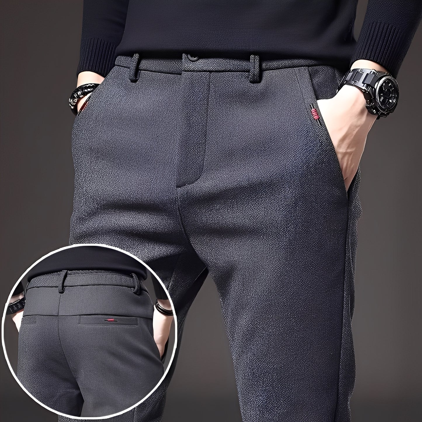 Roger - Formelle, schmal geschnittene Hose für Herren