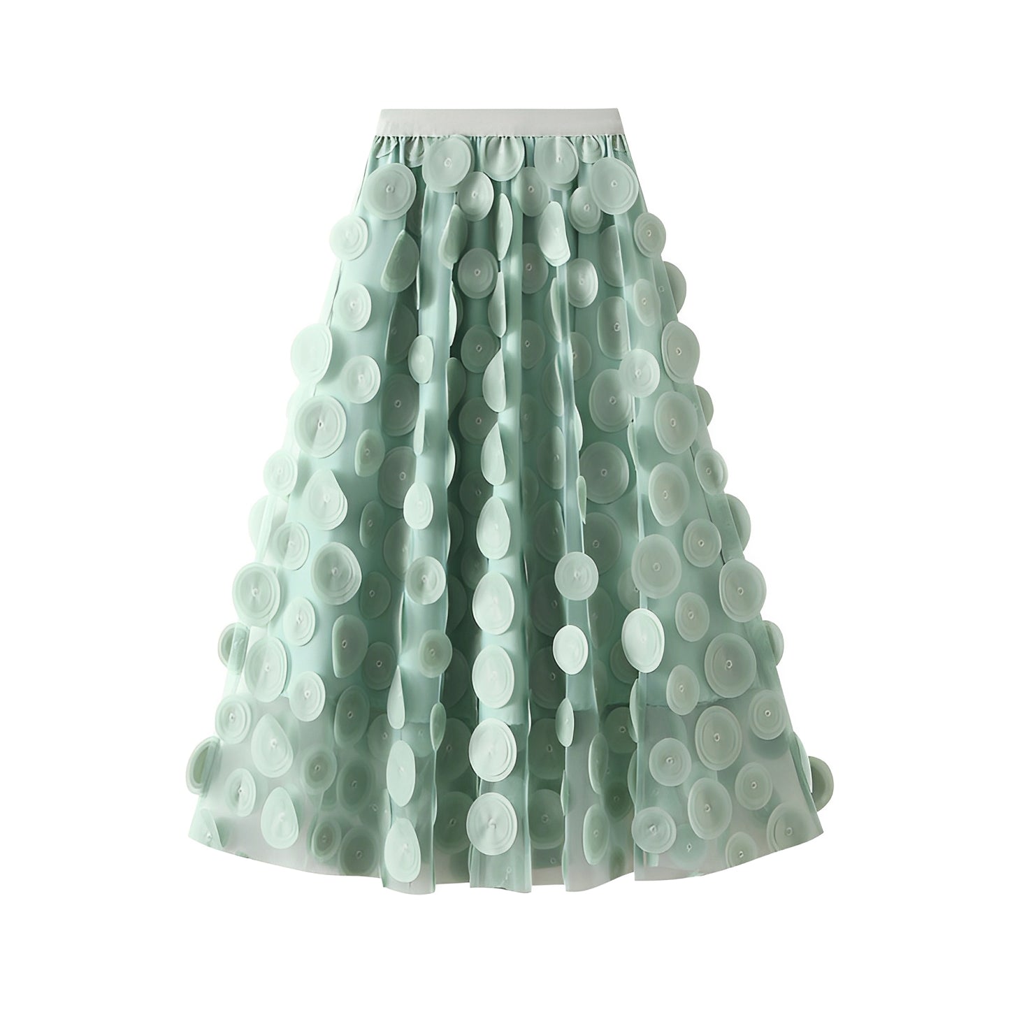 Haylee - Stilvoller Midirock aus Mesh für Damen