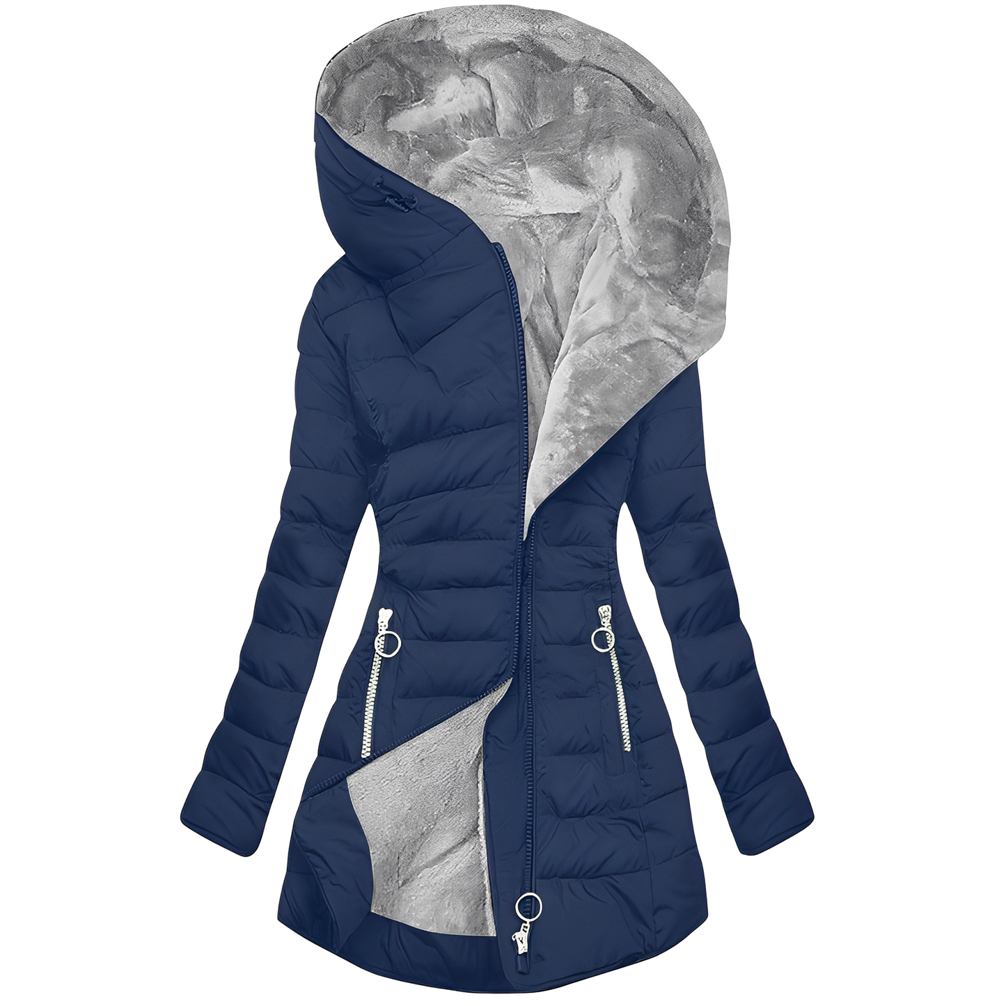 Jasmine - Moderne Winterjacke mit Kapuze für Damen