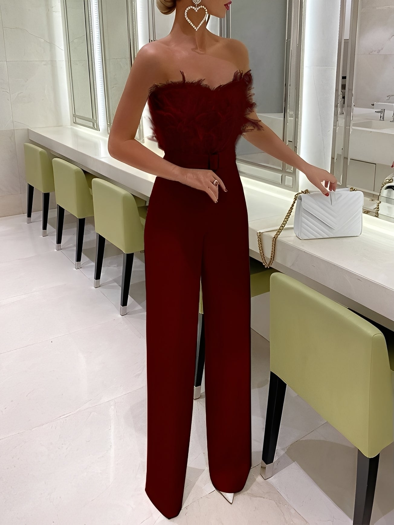 Valarie - Eleganter Tube-Top-Jumpsuit für Damen