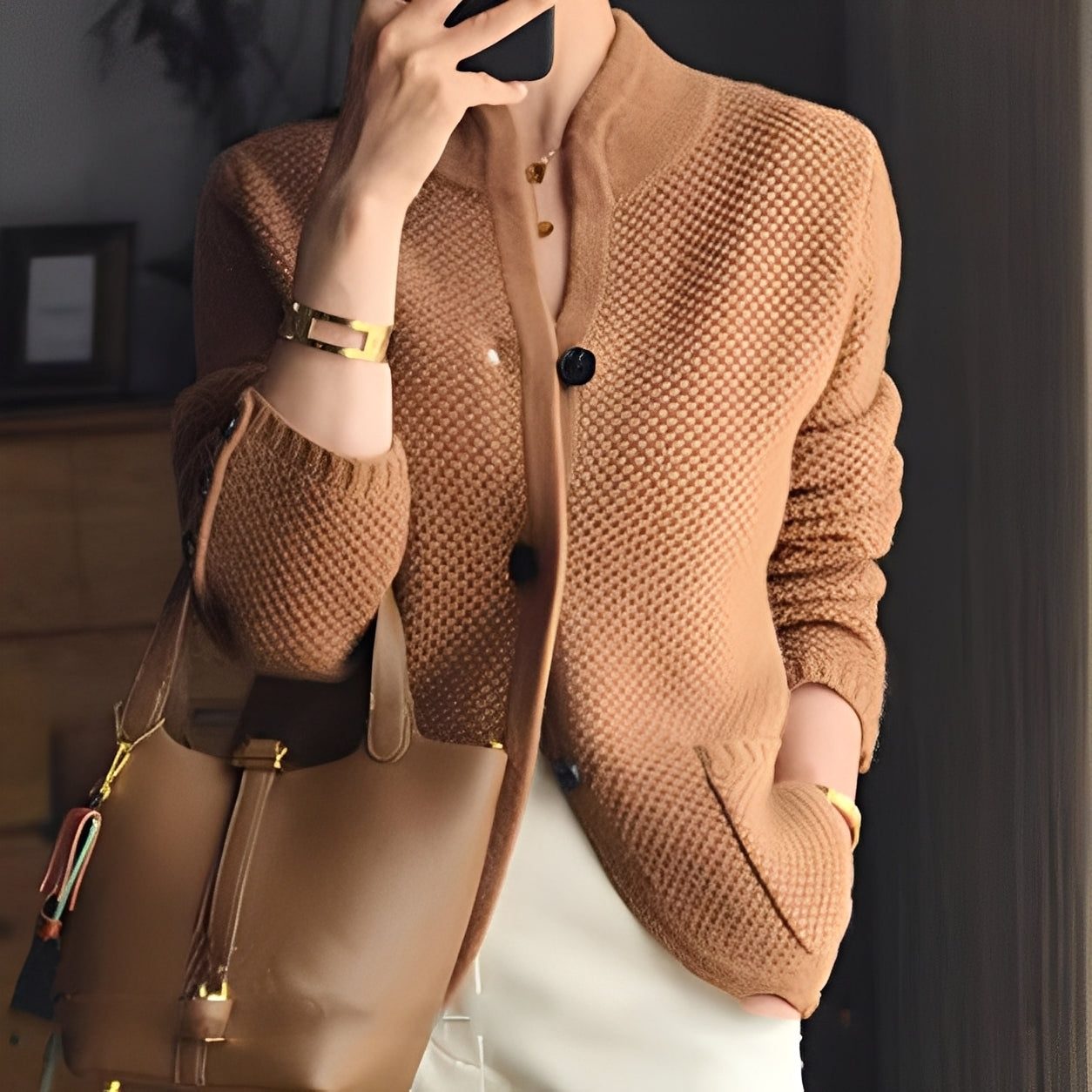 Madlyn - Eleganter Strickpullover aus Wolle für Damen