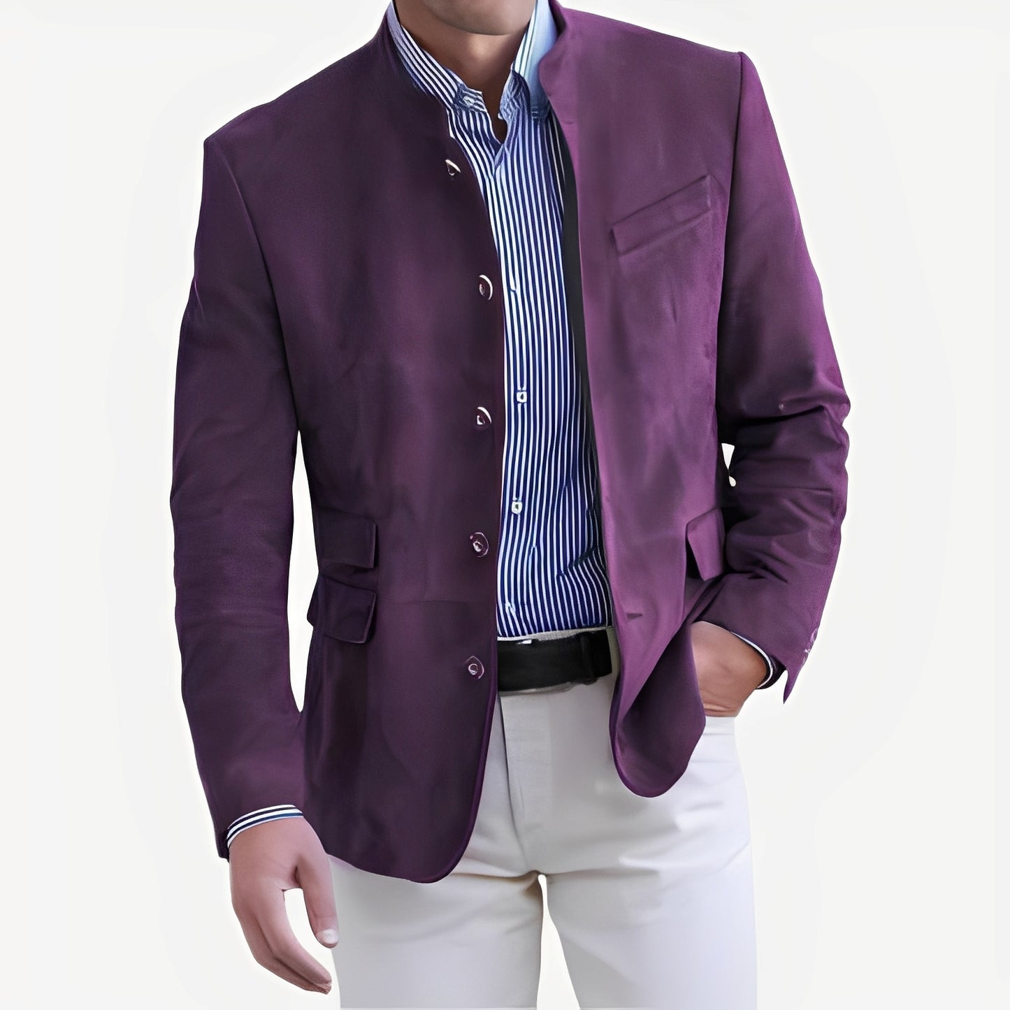Brenden - Klassische Freizeitjacke mit Knöpfen für Herren