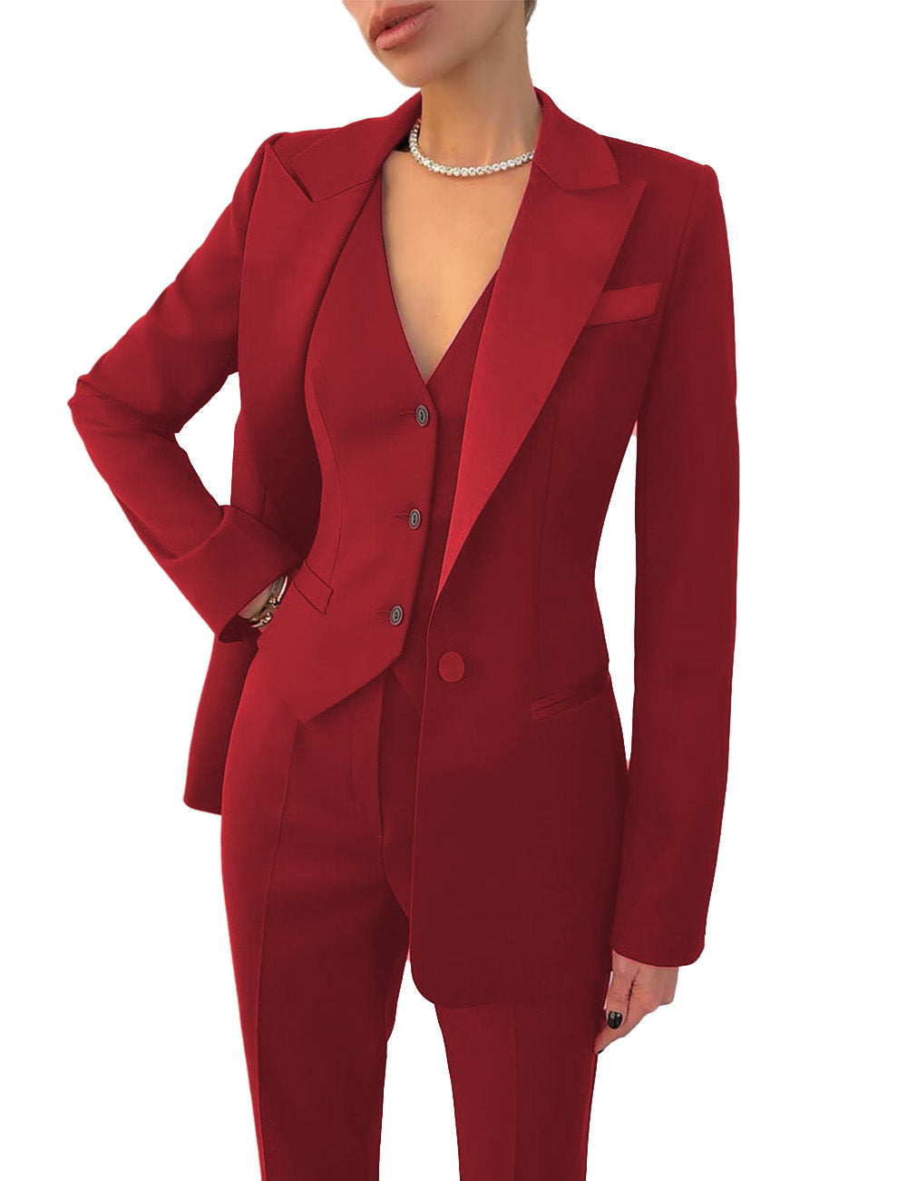 Keanna - Formelles dreiteiliges Business-Set für Damen