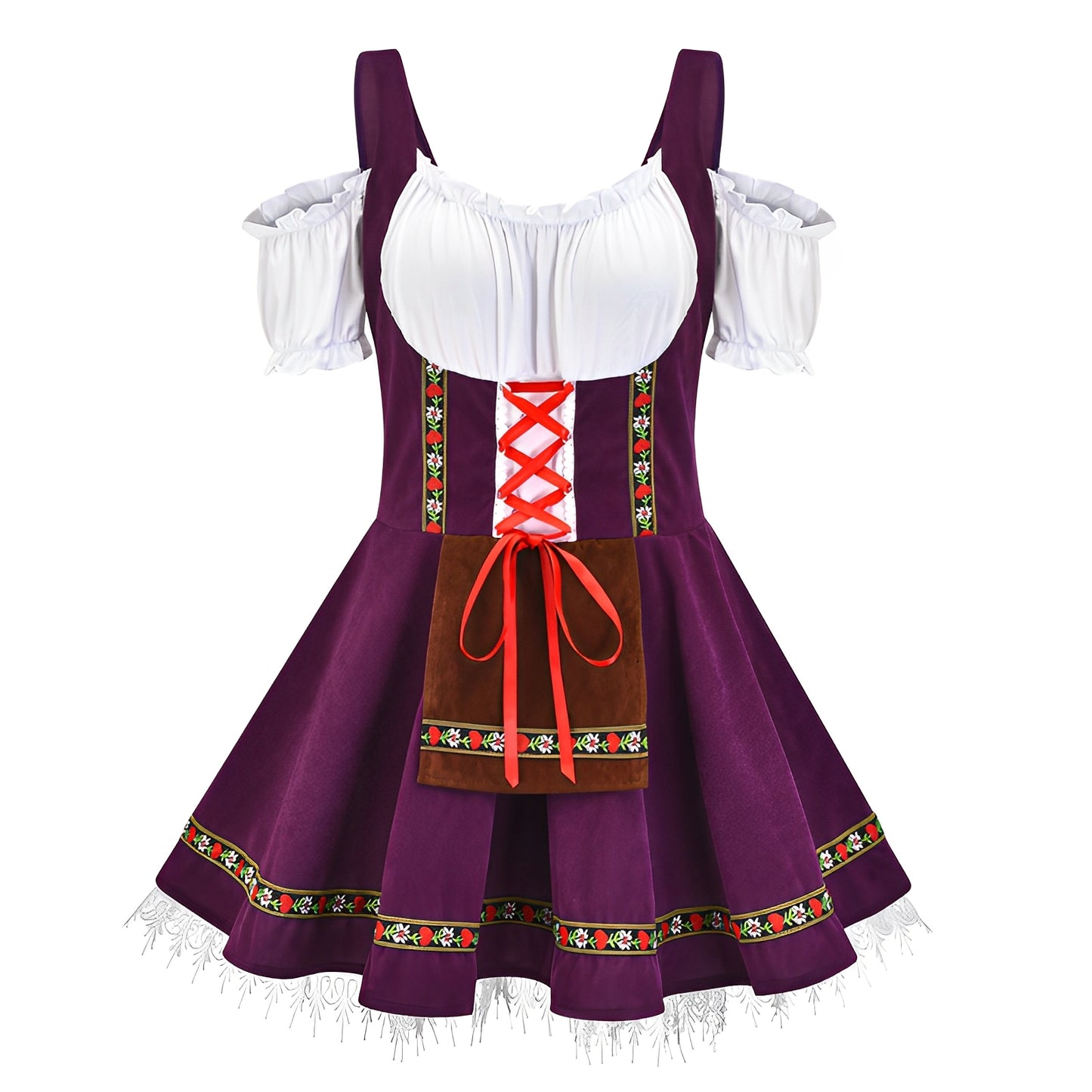 Adella - Stilvolles Oktoberfest-Dirndl-Minikleid für Damen