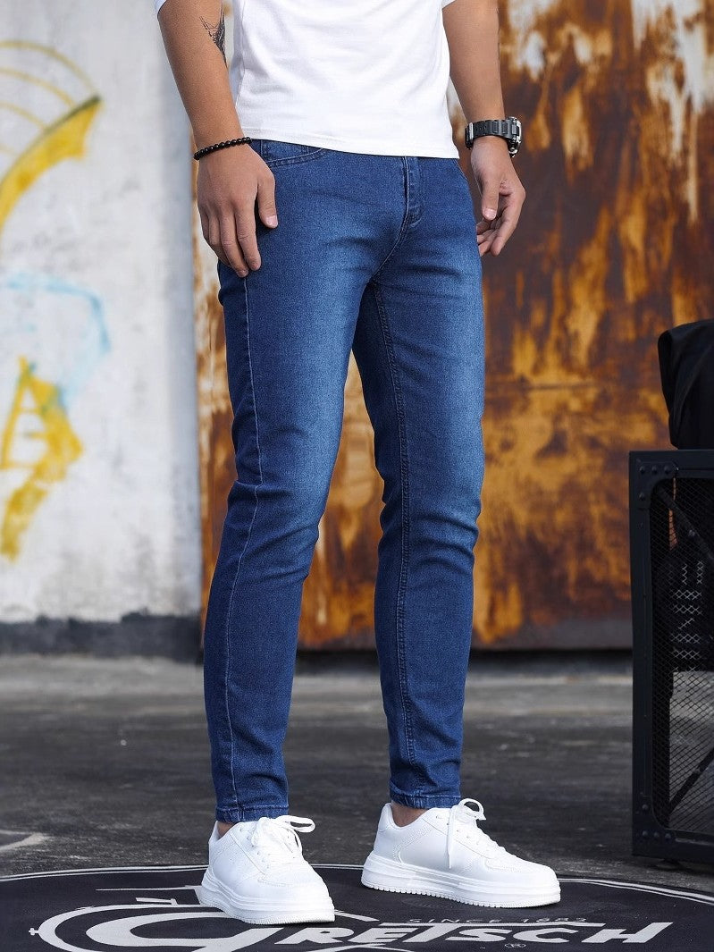 Linford - Klassische Stretch-Skinny-Jeans für Herren
