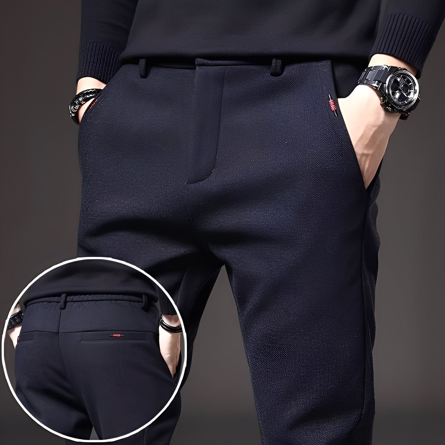Roger - Formelle, schmal geschnittene Hose für Herren
