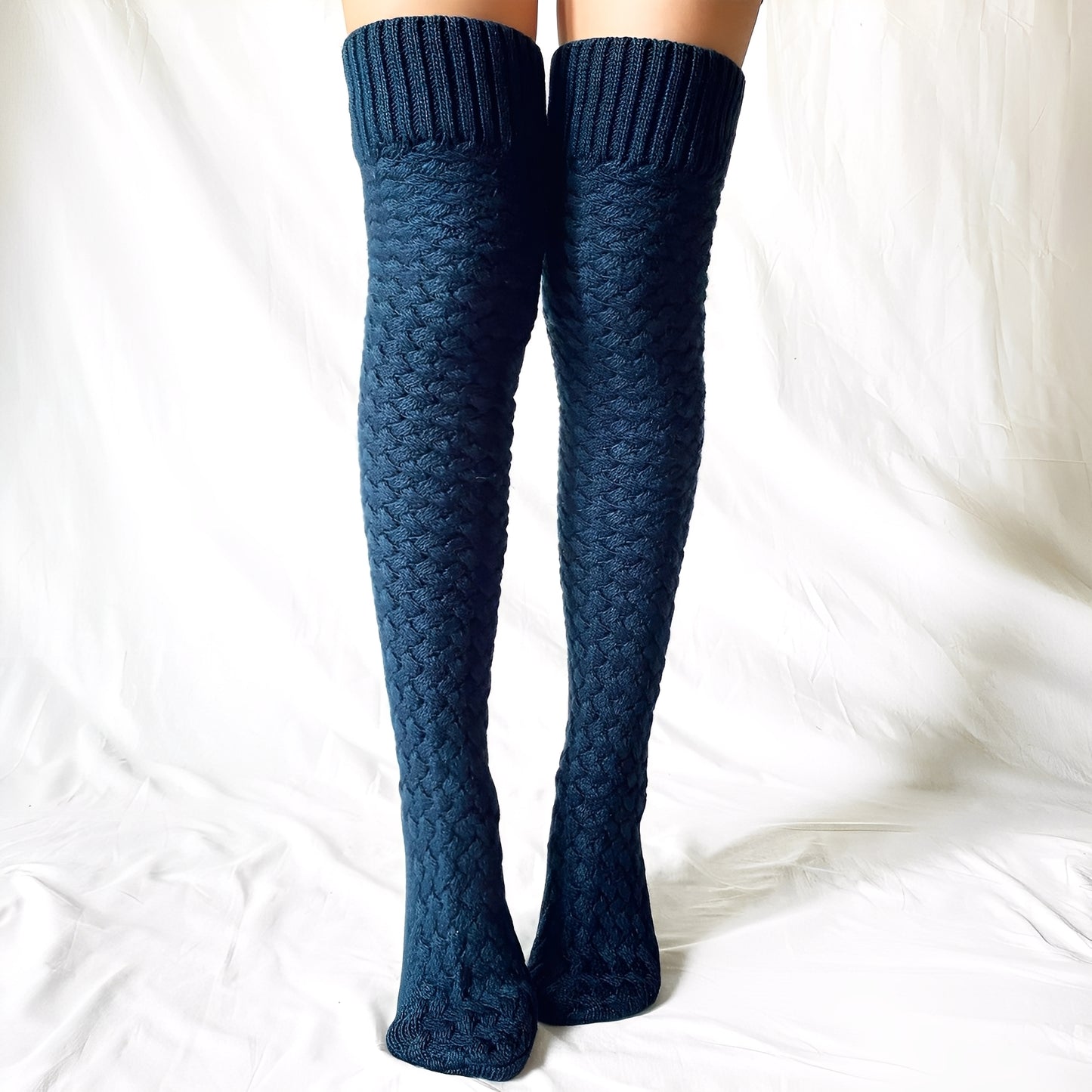 Madeline - Dicke, warme Overknee-Socken für Damen