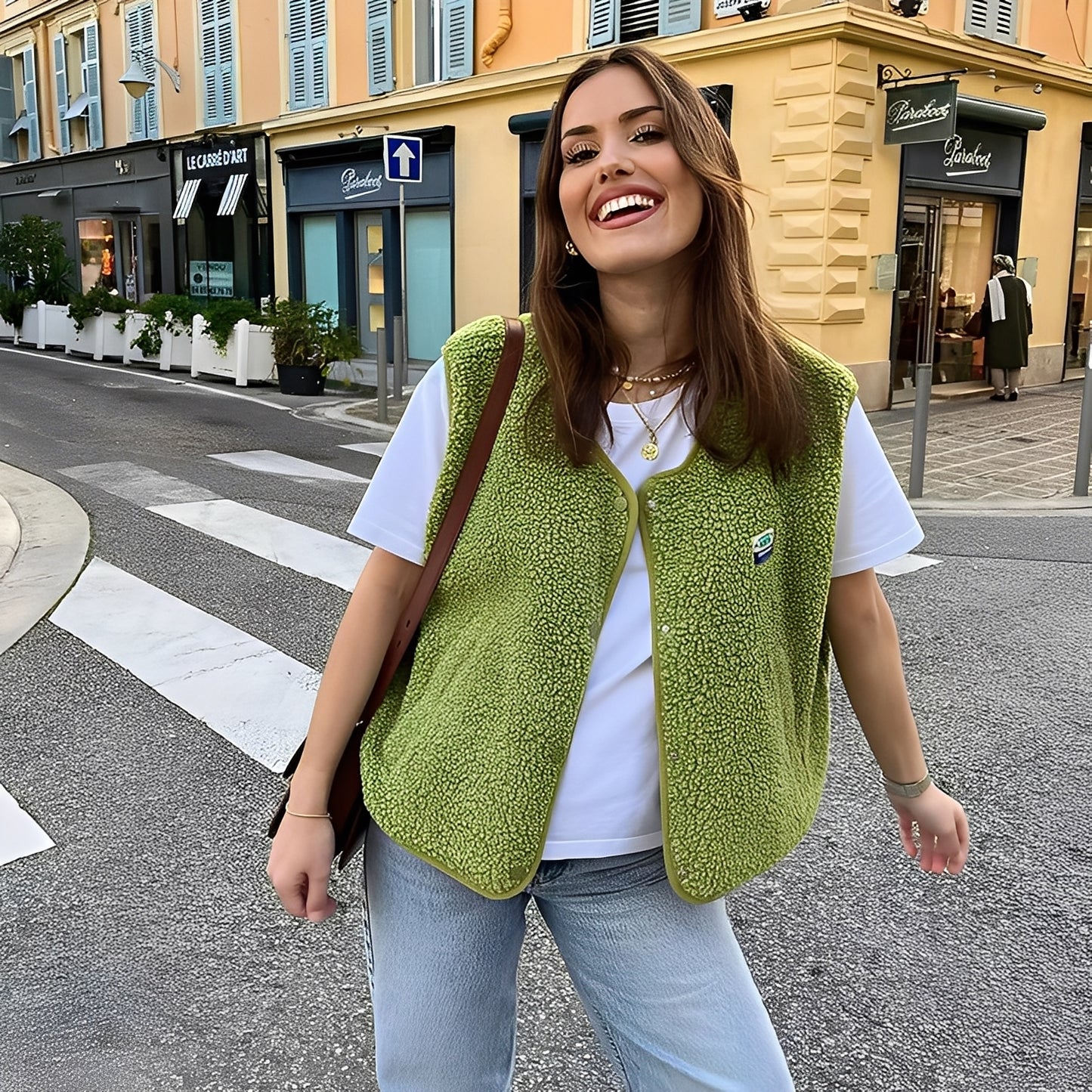 Vanessa - Lässige Fleeceweste für Damen