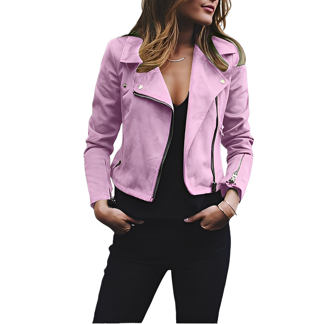 Euphemia - Stilvolle kurze Jacke mit Reverskragen für Damen