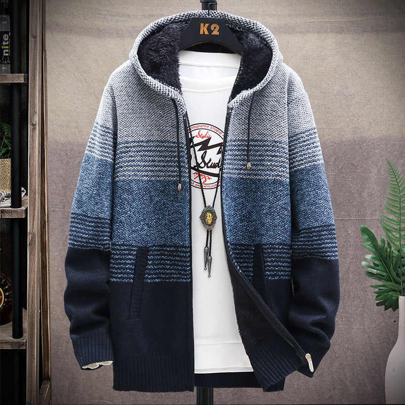 Dawson - Lässige lange Jacke mit Kapuze für Herren