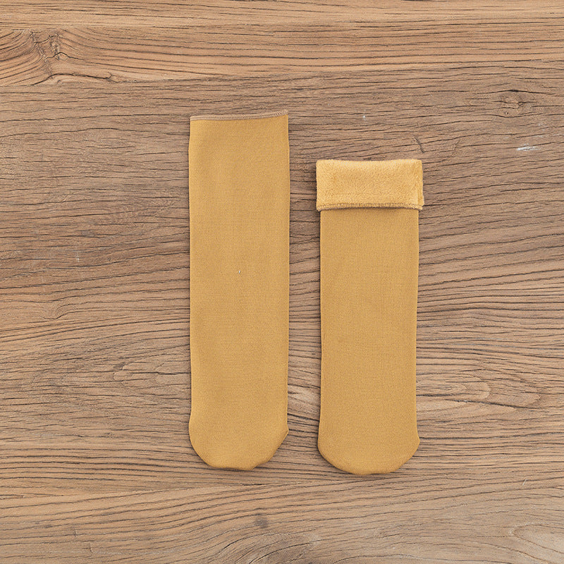 Gloria - Warme Samt-Schneesocken für Damen