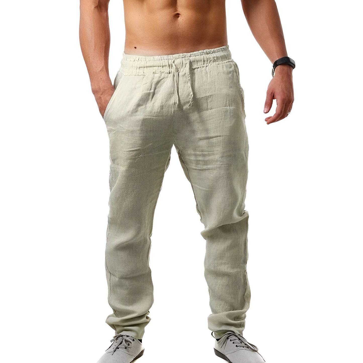 Chandler - Casula lockere Sommerleinenhose für Herren