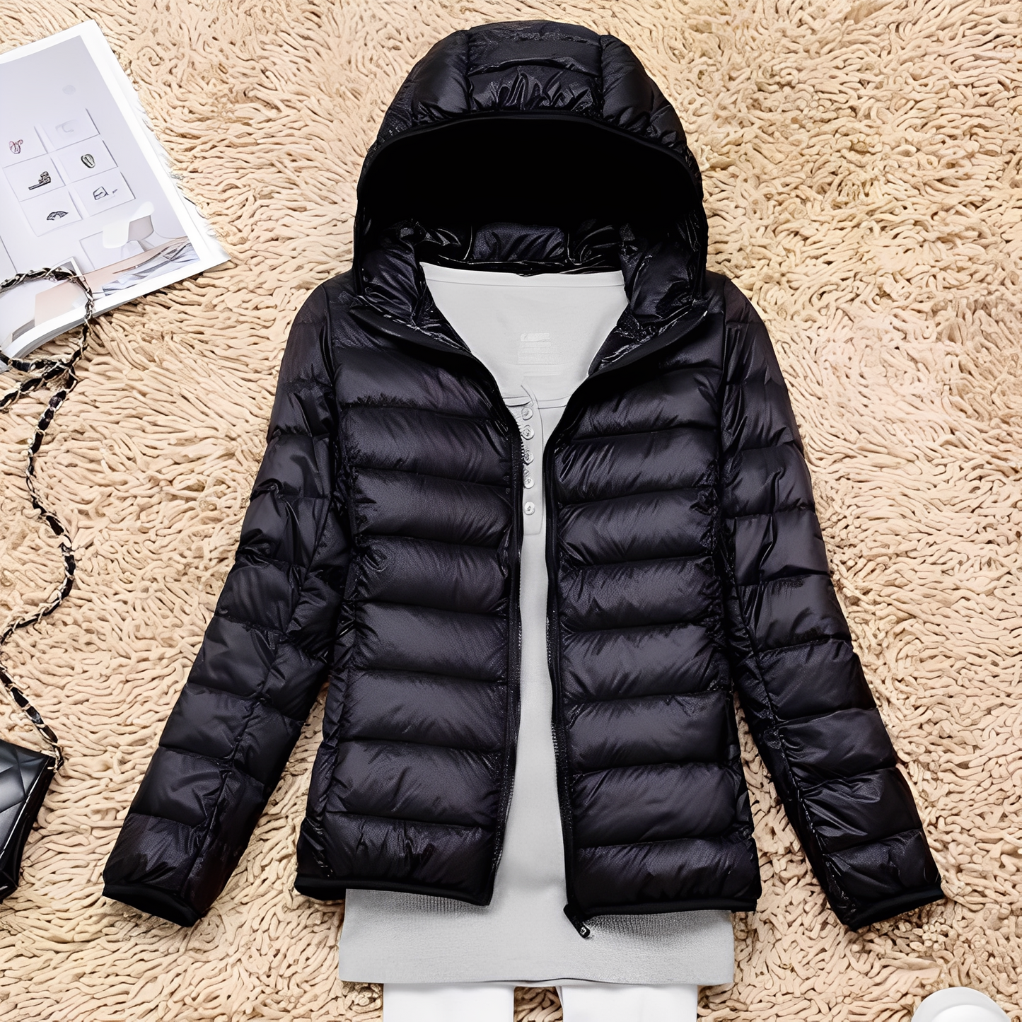 Lyndsay - Lässige, schmale Daunenjacke für Damen