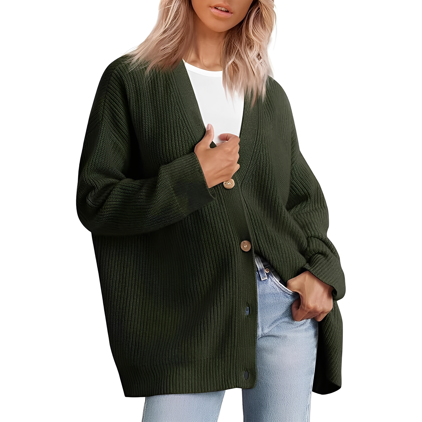 Christal - Lässiger Oversize-Cardigan für Damen