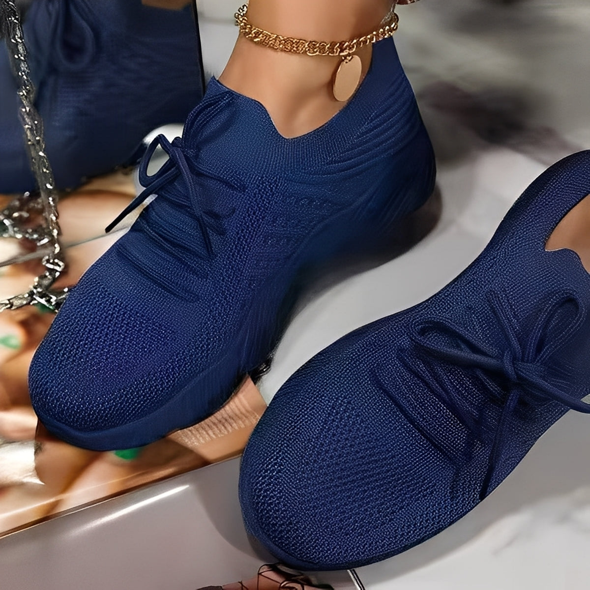 Eleanore - Freizeitschuhe mit dicken Gummisohlen für Damen