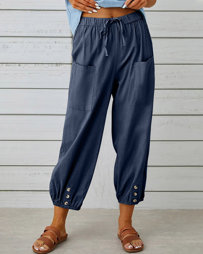 Camila- Modische Bequeme Hose mit Hoher Taille