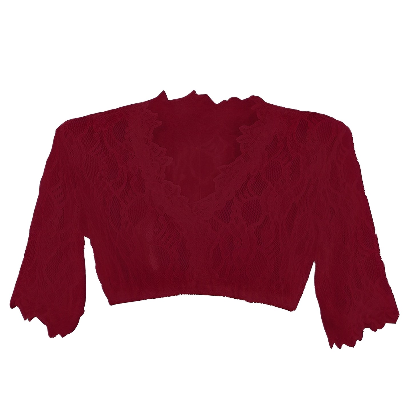 Bonnie - Stilvolle Oktoberfest-Dirndlbluse aus Mesh für Damen