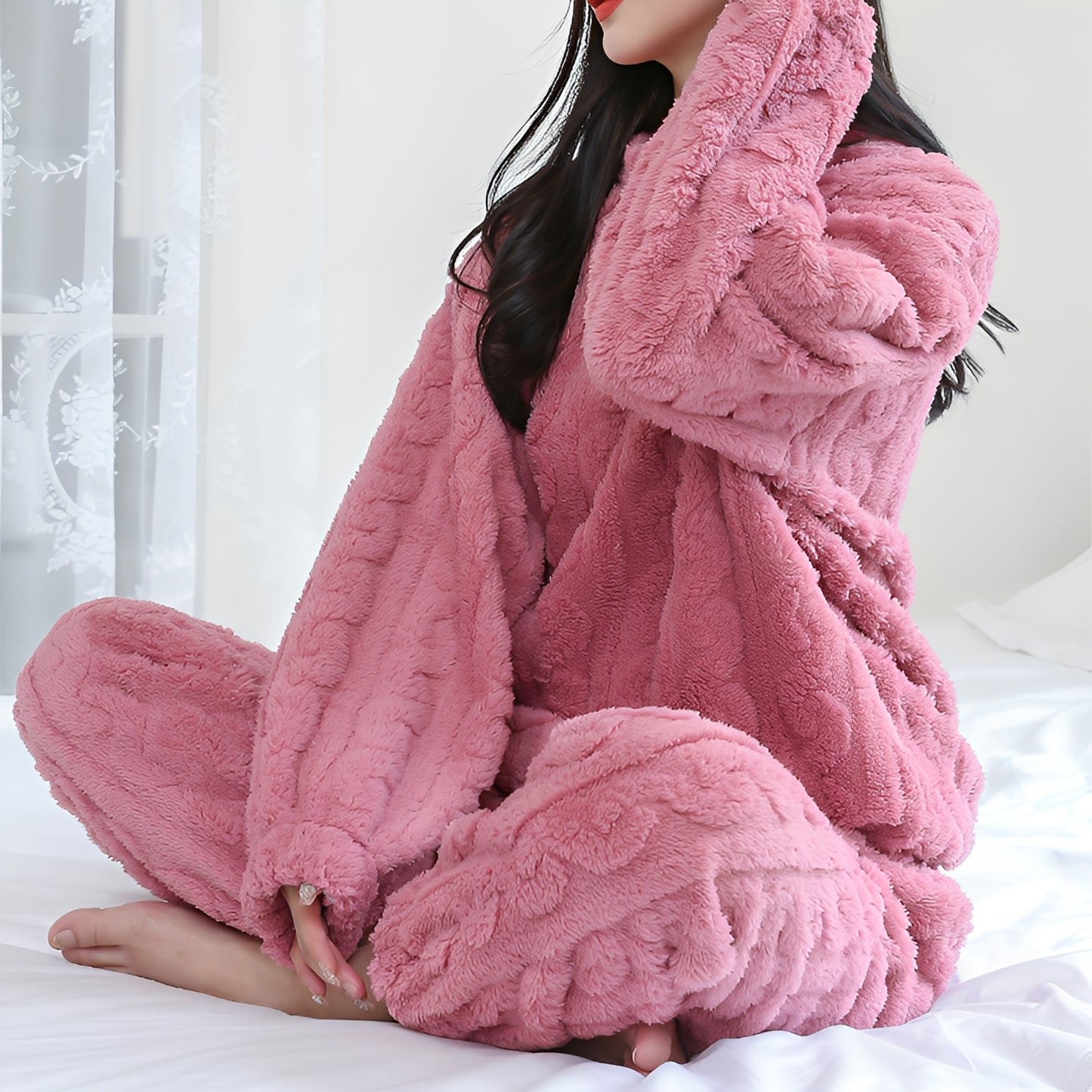 Melyssa - Gemütlicher, dicker Pyjama für Damen