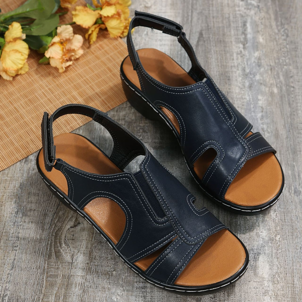 Duana - Lässige Sandalen mit hohlem Absatz für Damen