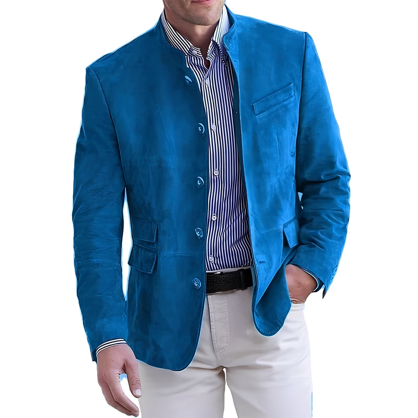 Brenden - Klassische Freizeitjacke mit Knöpfen für Herren