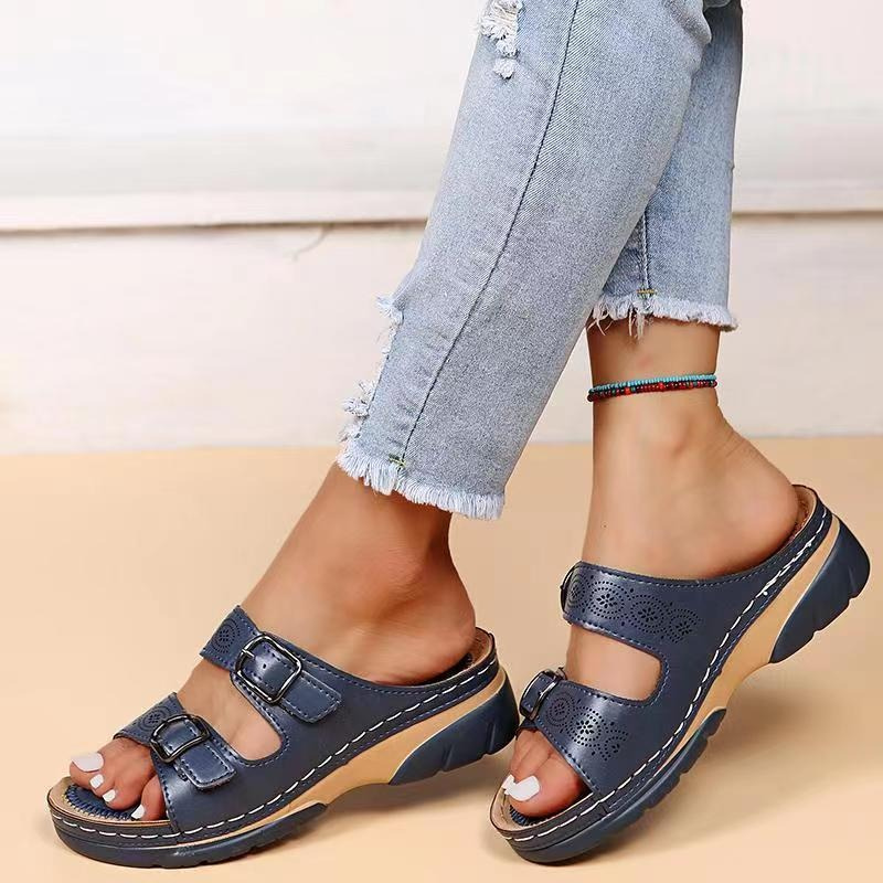 Malaya - Damen Orthopädische Sandalen, Leder & Bequemlichkeit