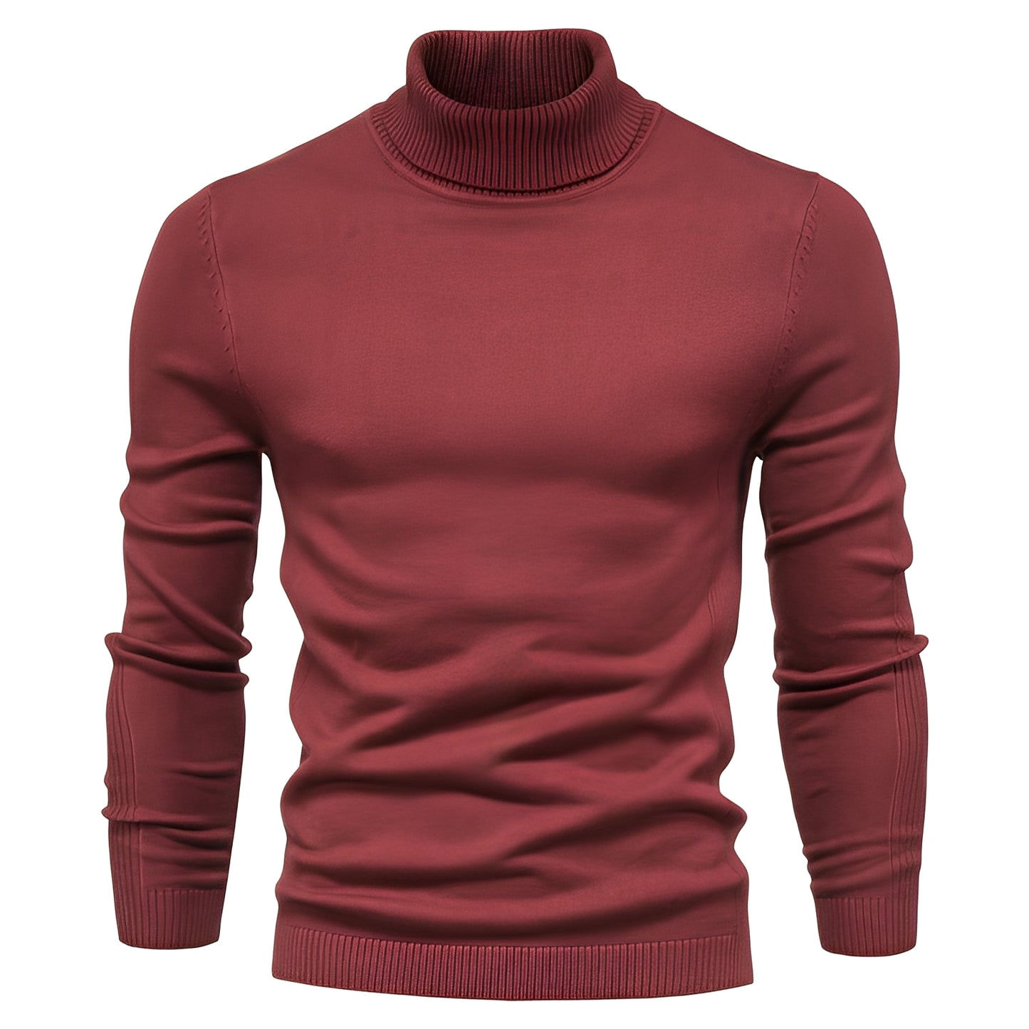 Evans - Schlichter, schmal geschnittener Rollkragenpullover für Herren