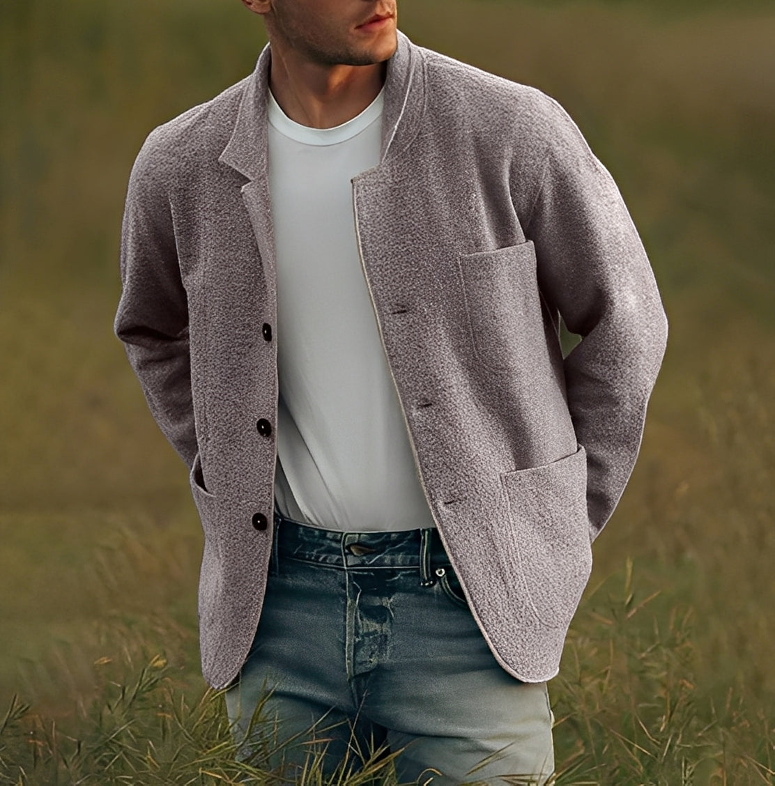 Santiago - Klassische Jacke mit Taschen für Herren