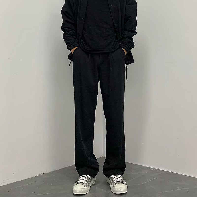 Caleb - Elegante, locker sitzende, gerade geschnittene Hose für Herren