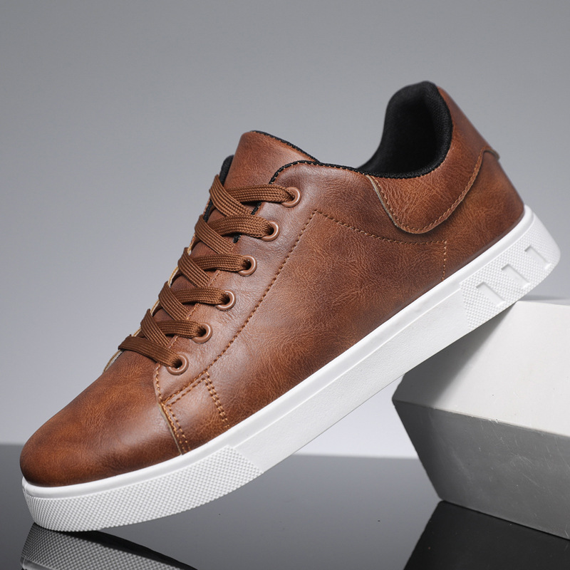 Randall - Stilvolle, flache Lederschuhe für Herren