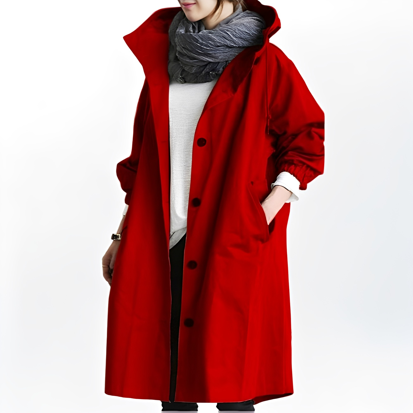 Giselle - Wasserdichte Regenjacke mit Kapuze für Damen