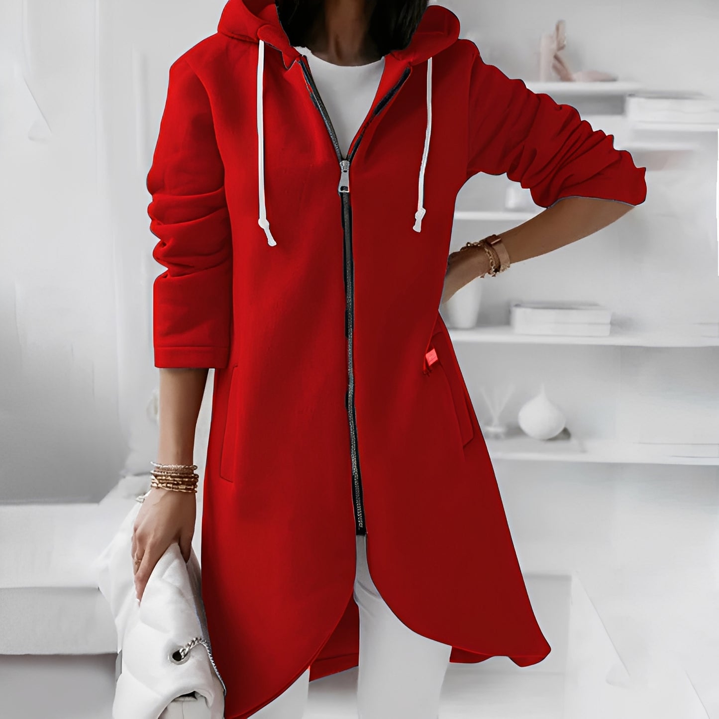 Myranda - Stylische Jacke mit Kapuze für Frauen