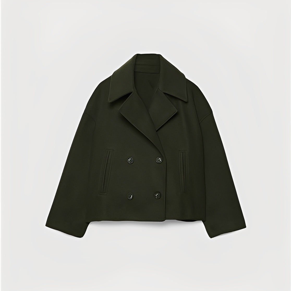 Abegail - Lässige, locker sitzende kurze Jacke für Damen